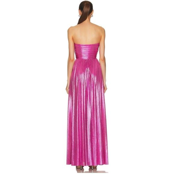 RETROFETE Jacie Dress in Hot Pink Large NWT $595 - Picture 4 of 12